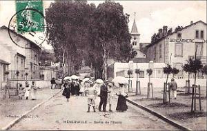 335- Menerville - Sortie de l'ecole